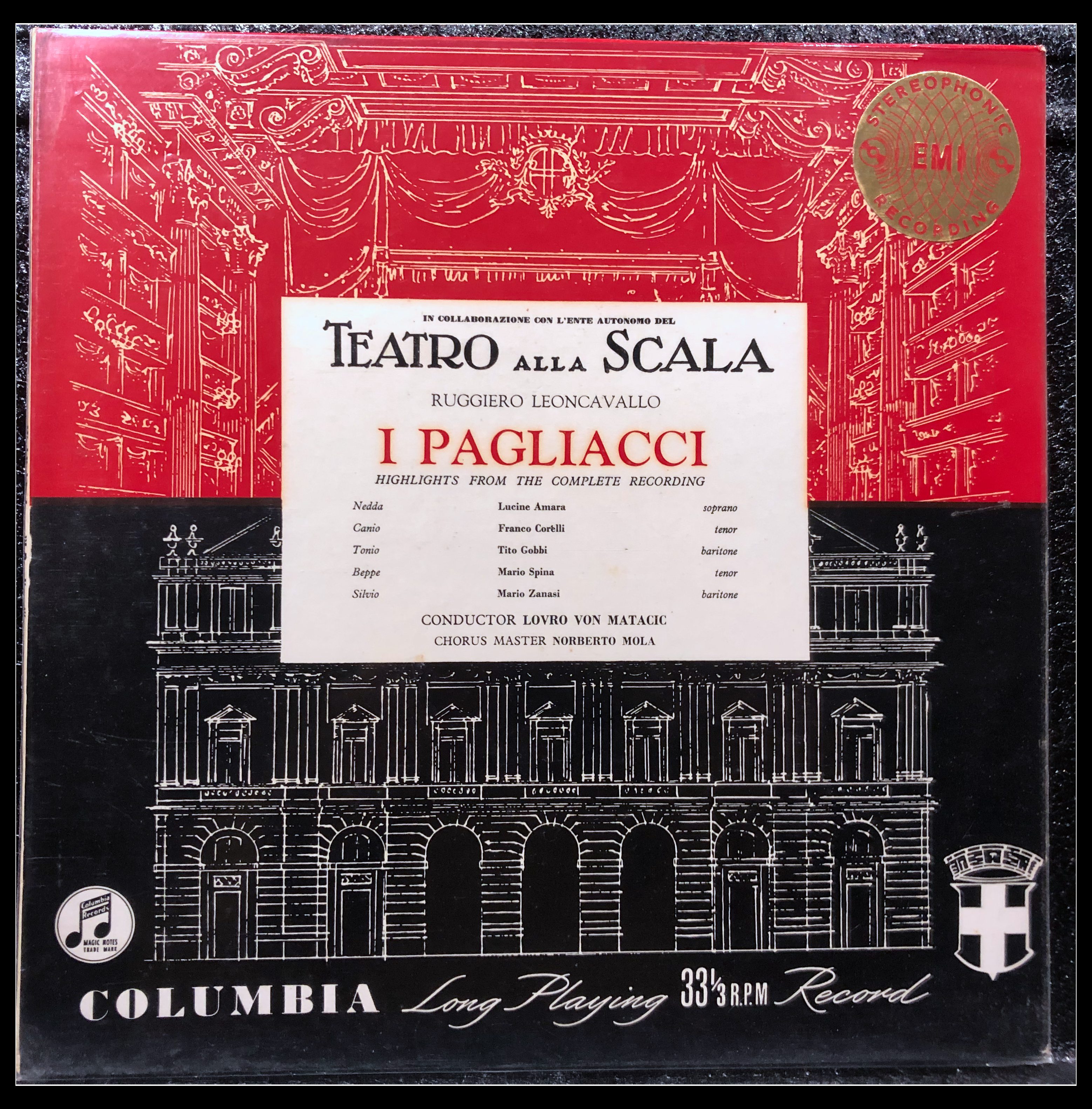 Matacic Goby Colelli Leon Cavallo Harlequin Earth Header Edition EMI 1LP #vinyl