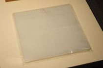 Side open large number thickening 16 wire PE material 12 inch black LP record outer bag seal soft not easy to break 50*