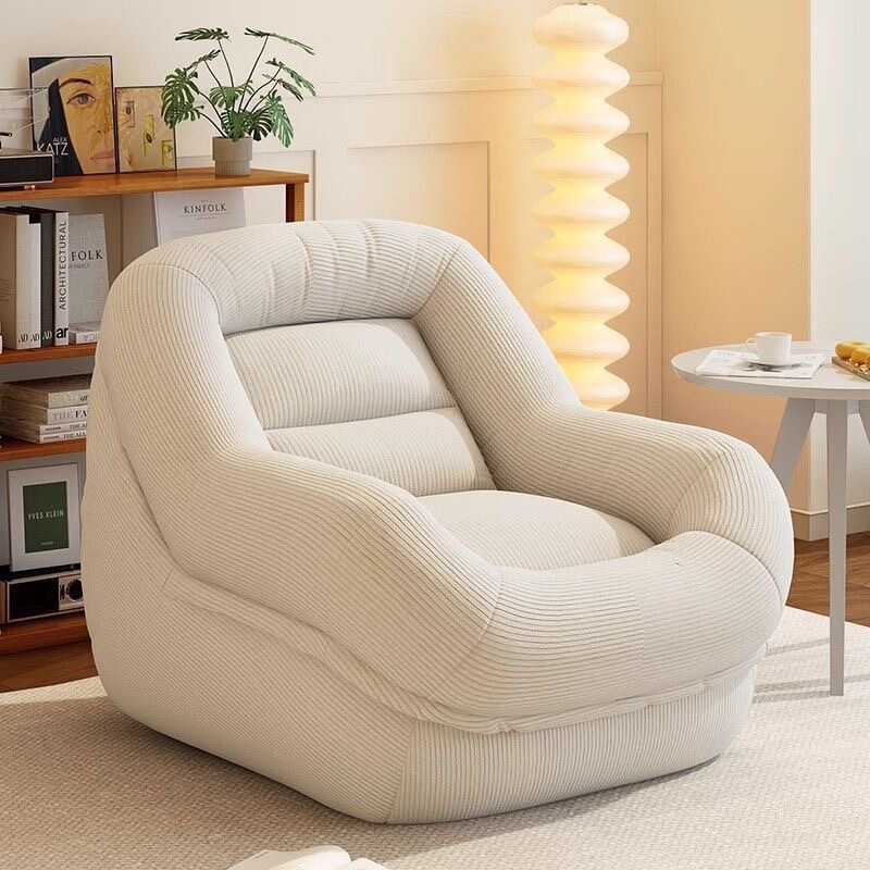 Lazy Sofa, Nest Sofa, Tatami, Small Apartment, Balcony, Bedroom, Living Room, Single/Double, French Retro Recliner Chair