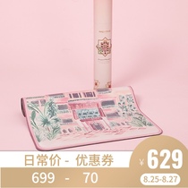  sugarmat 3mm natural rubber non-slip yoga mat for girls thin fitness portable shock absorption floor mat