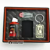 Универсальная зажигалка на керосине, комплект, подарочная коробка, льняная сумка, 4 предмета