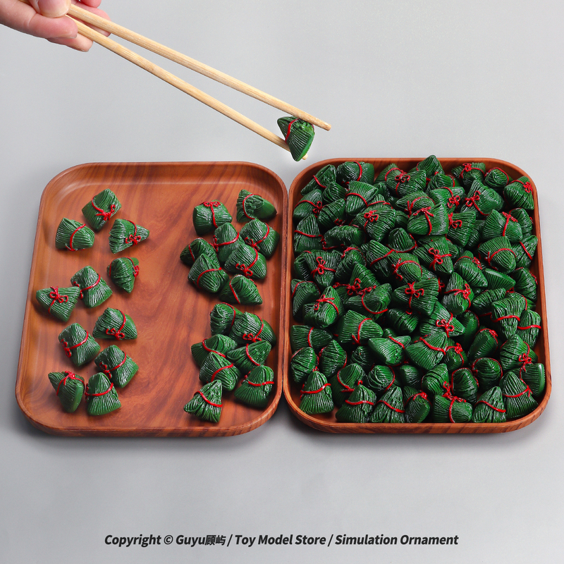 Miniature Rice Dumpling Game Simulation Model, Miniature Food, Dragon Boat Festival Game Props, Food Play Accessories