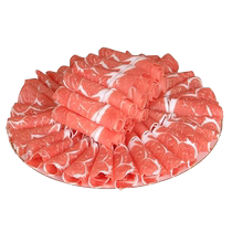Pure mutton roll 5 pounds whole roll hot pot commercial wholesale mutton shabu-shabu fresh frozen package whole selected fat mutton slices