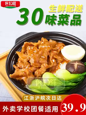 30 small bowl dishes, frozen light meals, Donburi, convenient dishes, semi-finished fast food noodles, braised meat, fast food