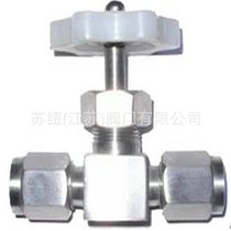 QJ - 1QJ - 2 stainless steel pneumatic pipe cutoff valve single - way straight - way pipe needle valve