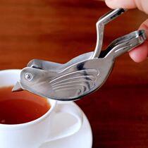 Japanese manual juicer 304 stainless steel bird lemon presser afternoon tea pomegranate fruit clamper artifact