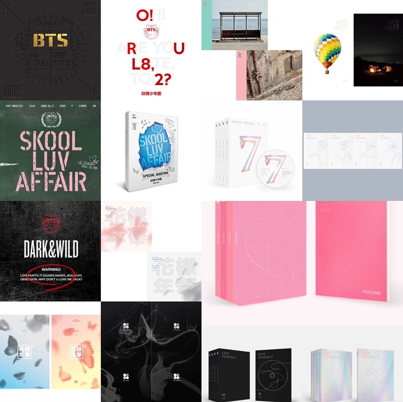 Brand New Authentic Bts (Bts) Compilation, in the Mood for Love, Wings, Transition, Kim Taehyung
