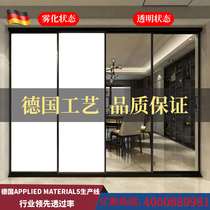 Power-on smart dimming glass dimming film atomized glass partition color changing smart privacy frosted glass projection