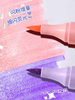 Highlighter with High Aesthetic Appeal, Glitter Marker Pen, Student-Specific Marker Pen, Colorful Highlighter
