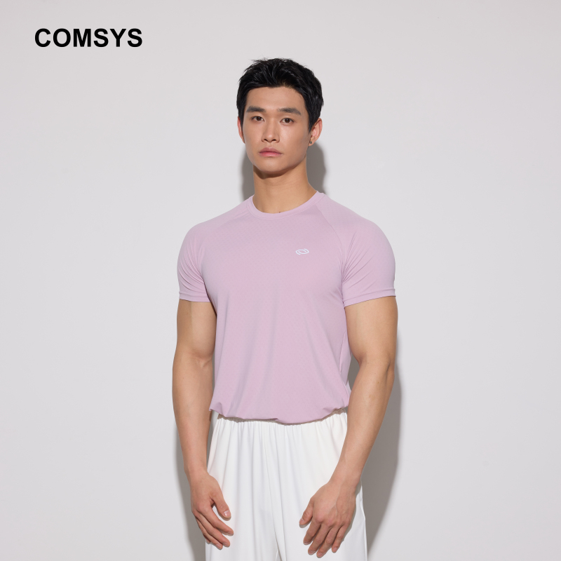 Comsys Sports Training Short-Sleeved Tights, High Elasticity, Moisture-Wicking, Slim Fit, Quick-Drying Comsys Sports Training Short-Sleeved Tights, High Elasticity, Moisture-Wicking, Slim Fit, Quick-Drying