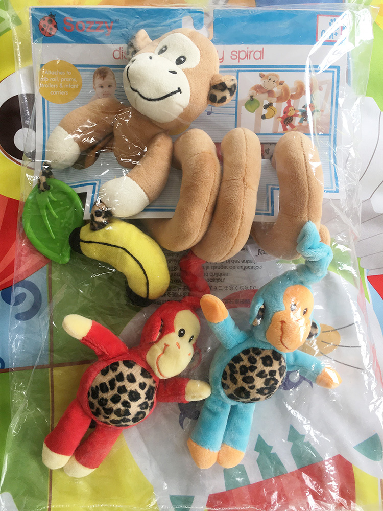 Bed Around Crib Hanging Bed Enclosure Car Pendant Newborn Baby Bed Bell Plush Cloth Art Class 0-3 Months -1 Toddler Toy