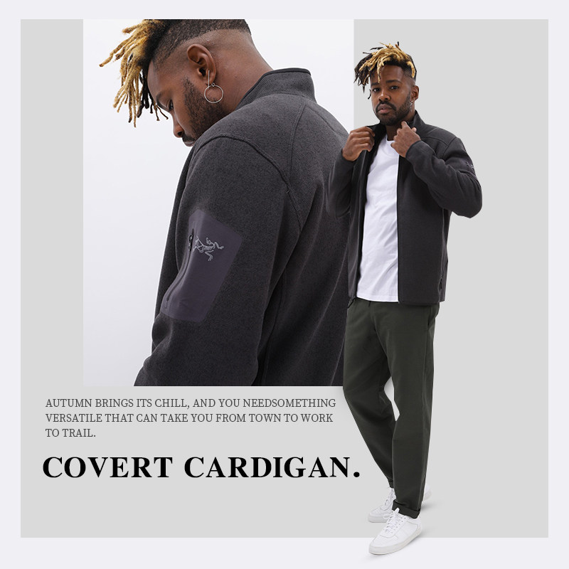 Autumn and winter new Arcteryx Covert Archaeopteryx men's cold-proof warm fleece jacket 24089 24090