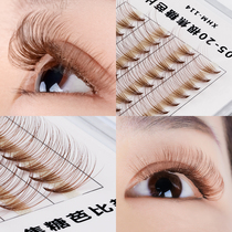 Caramel color 20 roots 0 05 Barbie ciliary ciliary d roll super-warped fairy hair grafts their own eyelashes