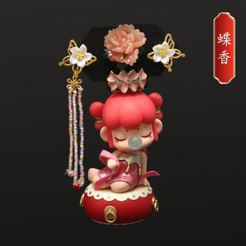 Древний костюм blind box Руолай модель игрушка головной убор 30 см кукла BJD ханфу древний стиль царственный венец hairpin шаг shake