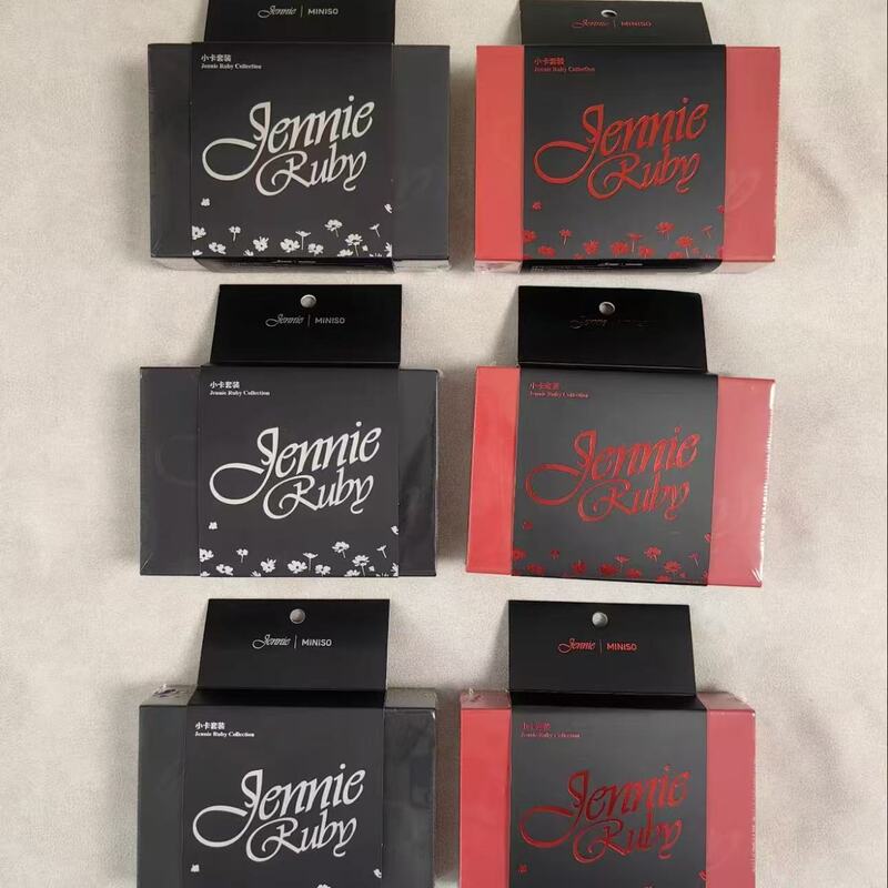 Jennie Miniso Co-Branded Photo Card Set, Jennie Miniso Photo Cards, Ab Two Types, Blackpink