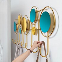 Entry Hangover Wall Panel Free Entrance Door Clothes Clothes Cloak Hook Wall Wall-mounted Creativity Hanging Wall Genguan Bathroom Hang
