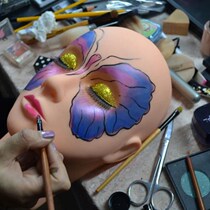 Makeup Exercises Face Grafting Eyelash Makeup Practice Soft Head Model Massage Acupuncture Beauty Salon Practice Paparazzi