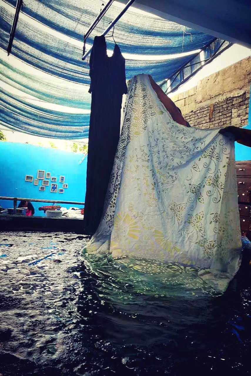 Custom-dyed customised processing for dyeing and dyeing of plants