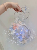 pinky22 wedding dream music hand carrying flower wedding custom hand-held Flower bride knot bouquet hand-made