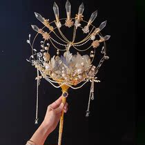 pinky22 wedding custom our tears high end cane Bride wedding European style hand holding Crystal Scepter