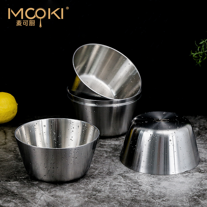 Michael Cooks 18 10 Stainless Steel Bowl Thickened Home 304 Tapered Deep Bowl Lavish Sweet Bowl Fruit Salad Bowl