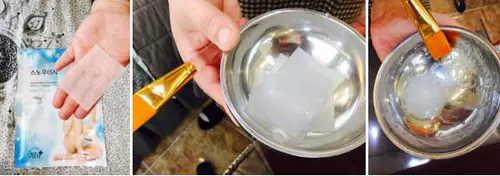 Коллаген для ухода за кожей, маска для лица, Южная Корея, со снежинками, 10 штук