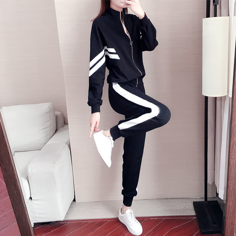 European Station Leisure Sports Suit Women 2022 New Spring Autumn Winter Loose Fashion Foreign Pie two sets of clothing