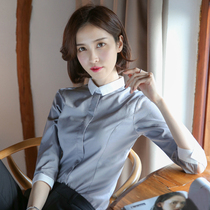 European station seven-point sleeve white shirt female design sense niche 2021 new summer Foreign style overalls dress