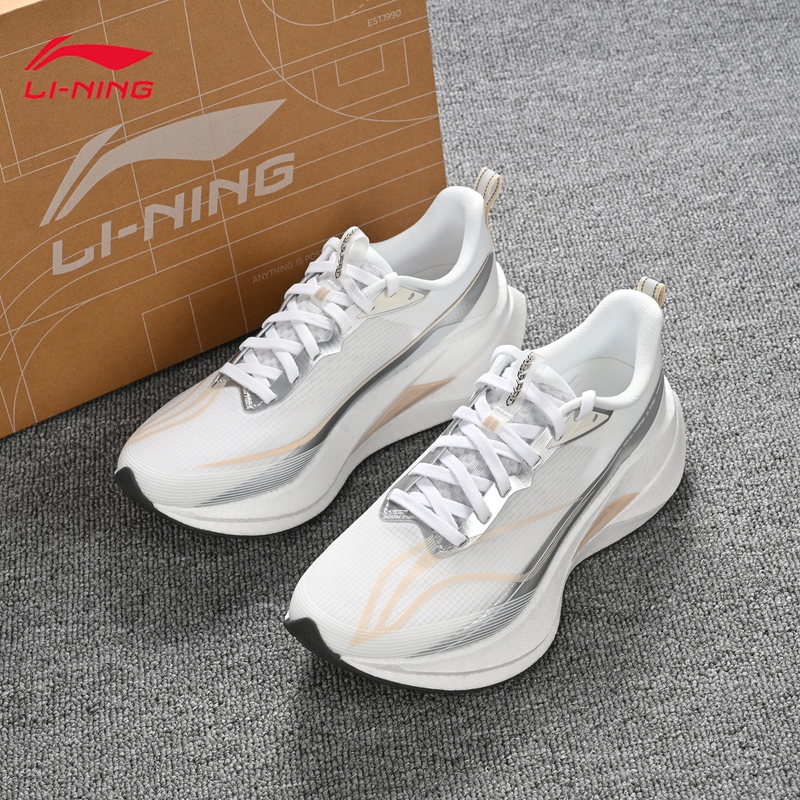 Li-Ning Chitu 9Pro Running Shoes for Women, Student Marathon Professional Racing Shock-Absorbing Sports Shoes, Running Shoes