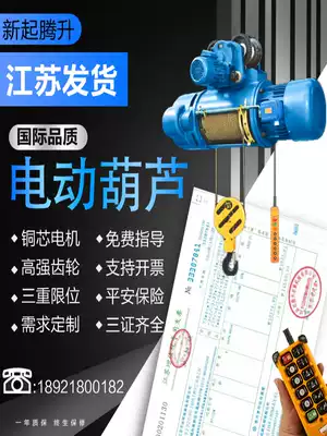 Wire rope electric crane 380v1 2 3 5 10T lifting crane 0 5 tons CD1 type driving aerial crane crane