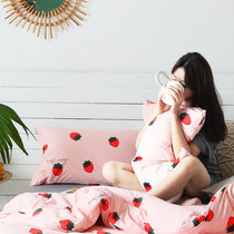 Cotton Knitted Cotton Pillow Case Cartoon hipster Cotton Letter Seal Type 48*74 Single Adult Pillow Case