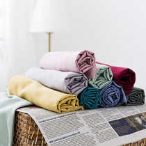 60 Tencel Pillow Case Simple Norse Pure Color Light Luxury Pillow Case 48*74 Single Pillow Case Letter Seal