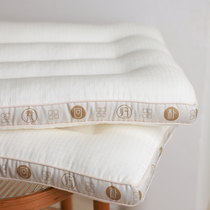  Cotton jacquard soft cervical spine protection sleep pillow Pure cotton single hotel pillow core low pillow adult 48*74cm