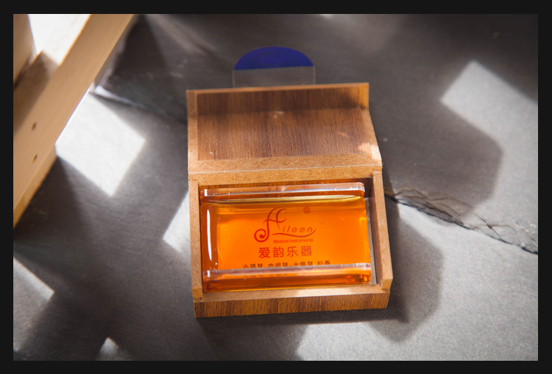 Alphonic sạch rosin rosin hộp gỗ violin erhu cello phổ nhạc cụ khối rosin - Phụ kiện nhạc cụ dây elixir