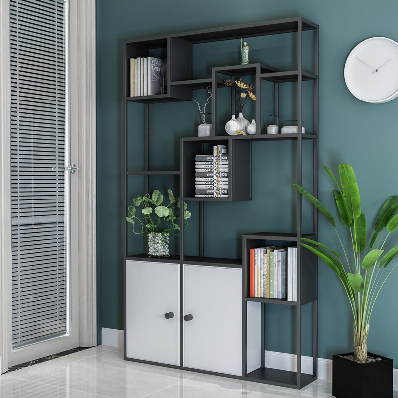 Nordic Light Luxury Living Room Iron Art Collection Frame for Complete Separation Simple Modern Stainless Steel Book Frame Customized