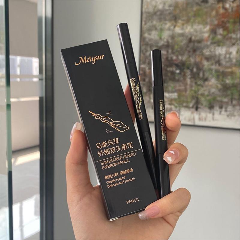 Metysur beauty show Uusma straw brow waterproof persistent not decolonizing wild brow beginner scholar double-head brow-Taobao