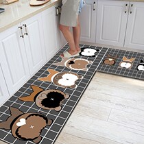 Kitchen Mat water absorbent Anti-oil washroom Bathroom Slip Mat sturdy and durable door padded into the door Home Door Home