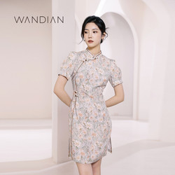 Wandian Monet Impressionist ພິມ Cheongsam Dress Summer ໃຫມ່ແບບຈີນໃຫມ່ Cheongsam 1232N53SJ3A