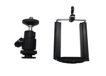 Camera upper hand hot frame head pan tilt interface clip boot bracket ball connection spare new mobile phone SLR universal direction