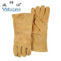 Wits welding gloves 10-2118 cow two-layer double leather style fire retardant welding gloves