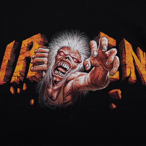 Ретро металлическая базовая футболка с коротким рукавом в стиле хип-хоп, в американском стиле