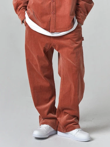 BIG FOR SAM Вельветовая лампа, штаны для отдыха в стиле хип-хоп, в американском стиле, свободный прямой крой