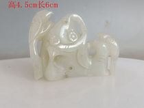 Antique Antiques Qing Dynasty Hetian Jade Hand Pieces