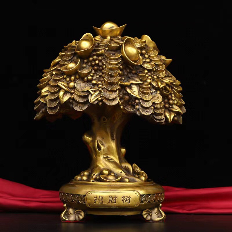 Brass Money Tree, Ingot Tree, Opening Ceremony Gift Tree, Desktop Ornament, Living Room Wine Cabinet, Entrance Hall, Office Decoration Brass Money Tree, Ingot Tree, Opening Ceremony Gift Tree, Desktop Ornament, Living Room Wine Cabinet, Entrance Hall, Office Decoration