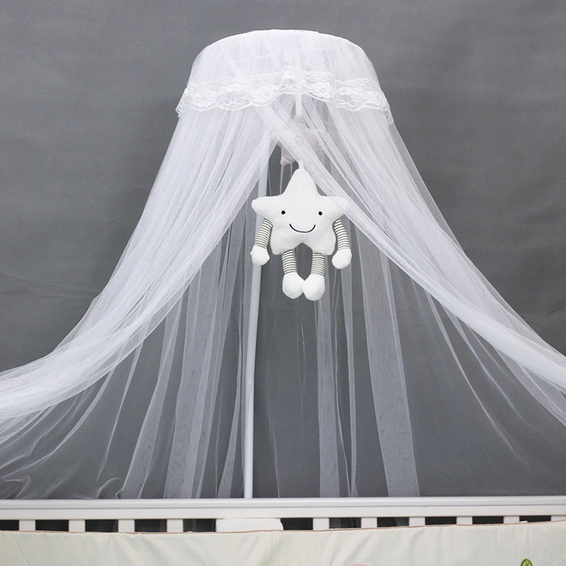 Crib mosquito net baby newborn child dome full-cover mosquito net universal anti-mosquito cover shading floor with bracket