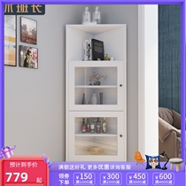 Nordic corner cabinet corner cabinet Triangle living room corner cabinet wine cabinet wall corner cabinet shelf Bedroom corner cabinet