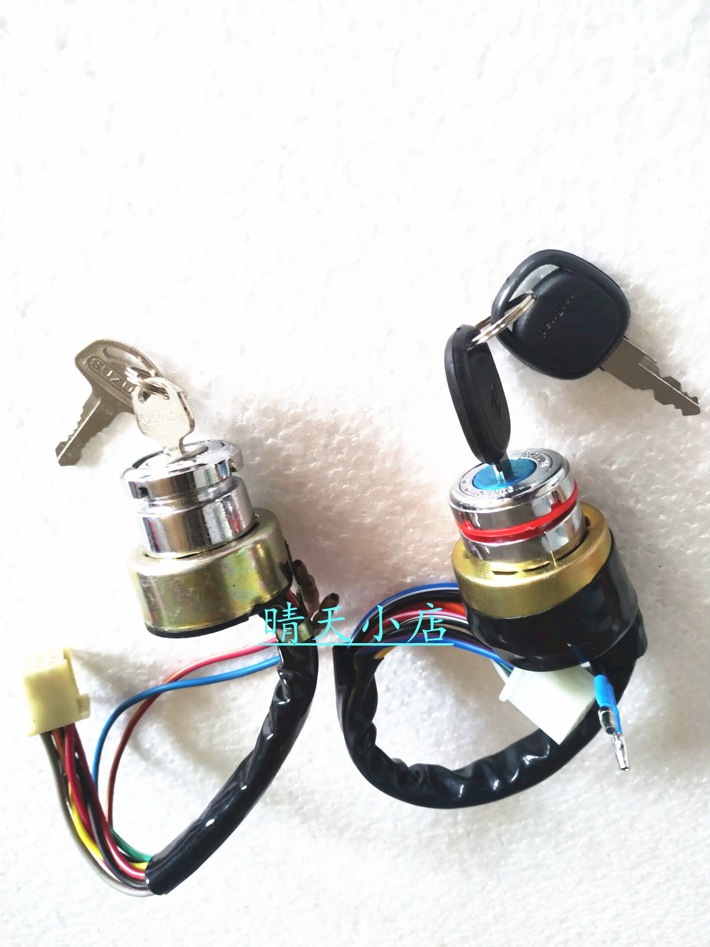 Suitable for golden city Suzuki AX100 locomotive accessories ignition switch key door Changchun luxury Baron Suzuki AX100