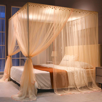 High-end mosquito net 2024 new summer home princess style palace advanced floor-standing encryption thickening easy to remove and wash
