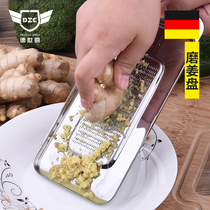 Dessei Kitchen Mill Ginger 430 stainless steel thickened garlic paste Grinding Plate Day Type Manual Ginger Juice Grinding Garlic Clay Hibiscus