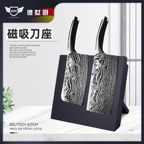 Magnetic Suction Knife Holder Kitchen nail-free stainless steel mildew-proof knife seat Creative Vertical Desktop Kitchen Knife cutter containing frame